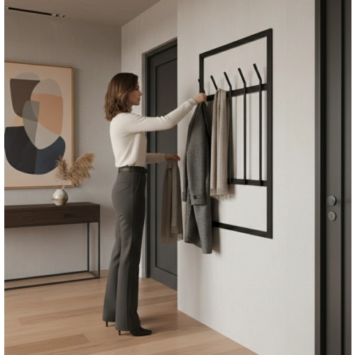 Wieszak ścienny metalowy Rozmiary Kolory WM-3